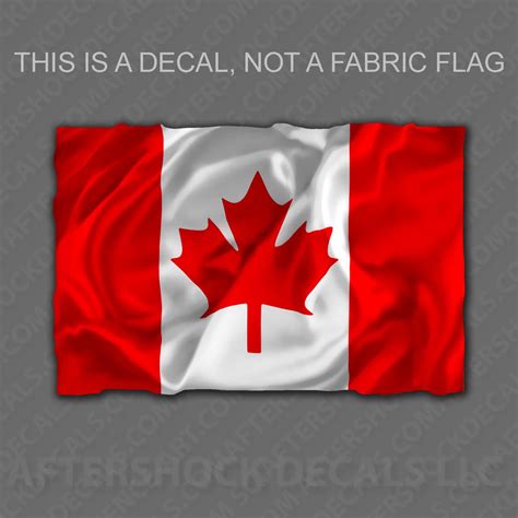 Canada Flag Sticker Aftershock Decals