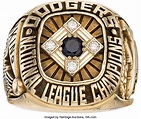 1977 Los Angeles Dodgers National League Championship Ring.... | Lot ...