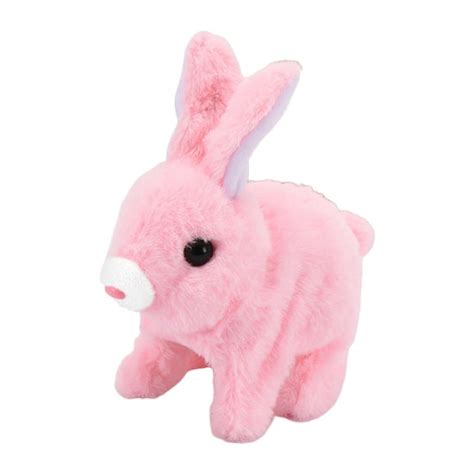 Electric Rabbit Toy Plush Bunny Battery Operated Hopping Rabbit