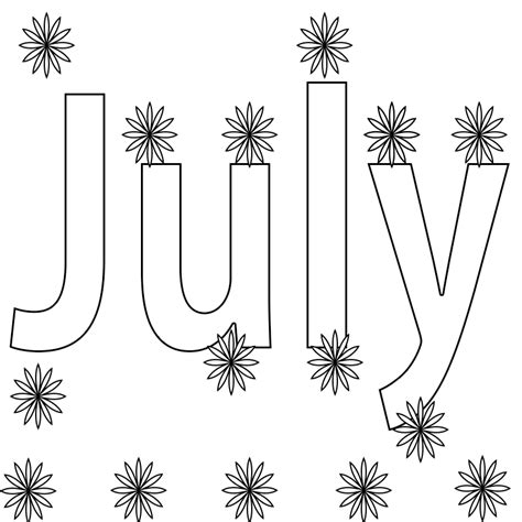 Printable July Coloring Pages Choose From Pictures Of Fireworks And Firecrackers Stars And