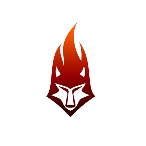 Wolf Flame Logo Design Concept Template 609890 Vector Art At Vecteezy