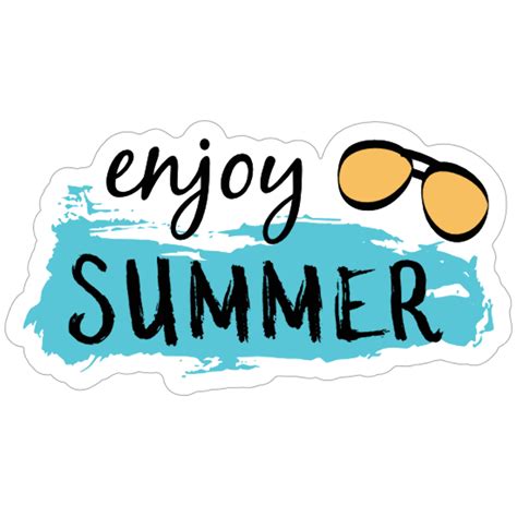 Download High Quality Transparent Stickers Summer Transparent Png