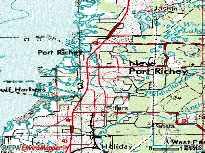 New Port Richey Fl Zip Code Map Time Zones Map