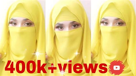Summer Hijab And Niqab Style 2021 Easy And Simple Niqab Tutorial Full Coverage 💛 Youtube