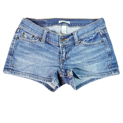 Details About Abercrombie And Fitch Womens Size 0 Dark Wash Stretch Denim Blue Jean Shorts