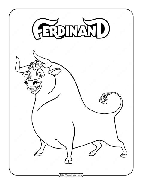 Astonishing Ferdinand Coloring Pages You Should Have Creative Pencil