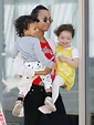 Zoe Saldana carries son and playmate during family outing | Daily Mail ...