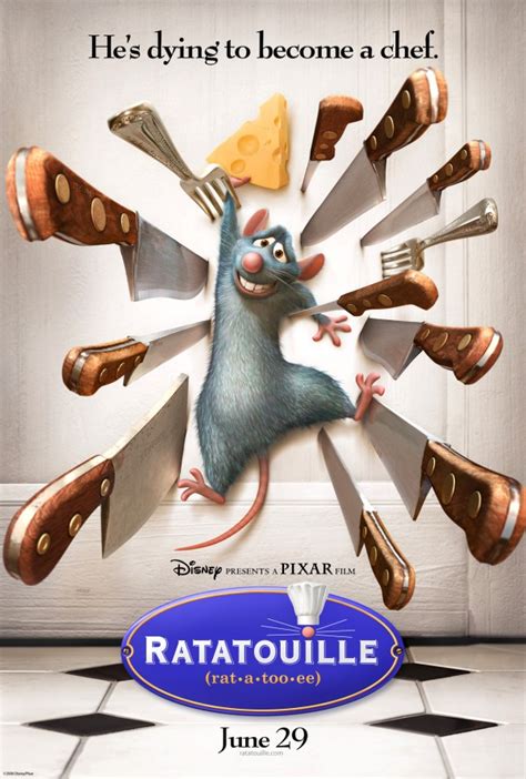 Bleeding Pixels Ratatouille Poster