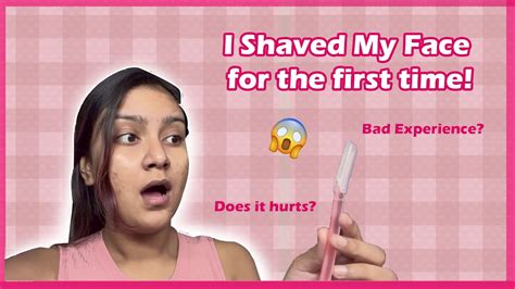 I Shaved My Face For The First Time So Satisfying Khushi Vlogs Youtube
