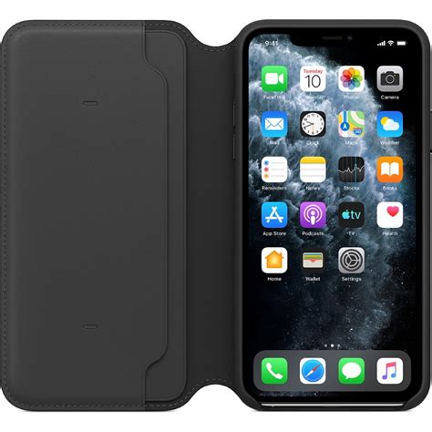 Купить Apple Leather Folio Для Iphone 11 Pro Max Mx082zma Black в