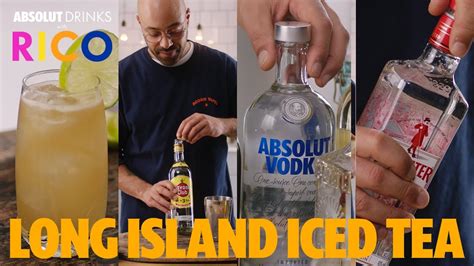 The Perfect Long Island Iced Tea Absolut Drinks With Rico Youtube