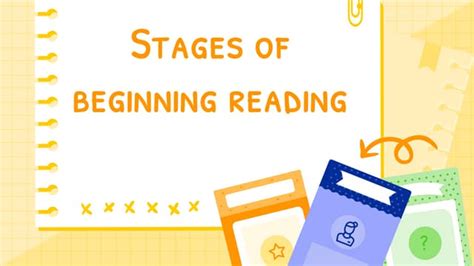 Stages Of Beginning Reading Ppt