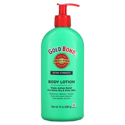 Gold Bond Body Lotion Triple Action Relief Extra Strength 14 Oz 396 G