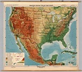 United States & Mexico -- Physical-Political. - David Rumsey Historical ...