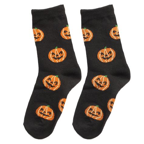 Pumpkin Halloween Socks Jack O Lantern Socks