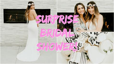 My Surprise Bridal Shower Best Day Ever Youtube