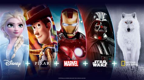 Los Contenidos De Disney Pixar Marvel Star Wars Y National