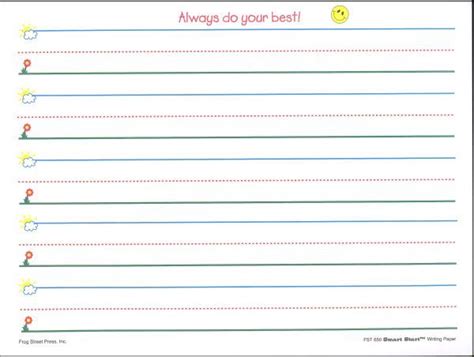 Search our wide selection of printable papers. Smart Start K-1 Writing Paper 100 sheet pack | Main photo ...