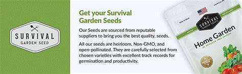 Survival Garden Seeds Home Garden Collection Vegetable And Herb Seed