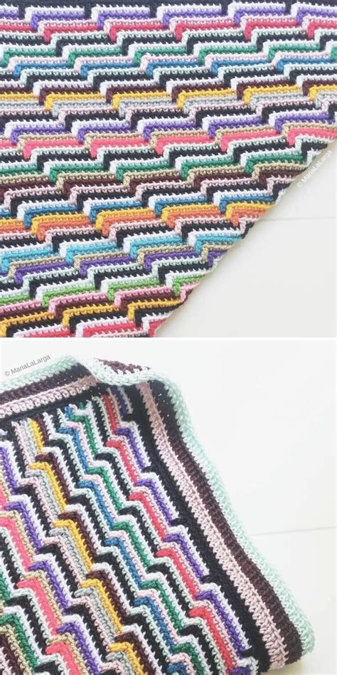 Apache Tears Blanket By Maria La Larga Crochet Stitches Tutorial