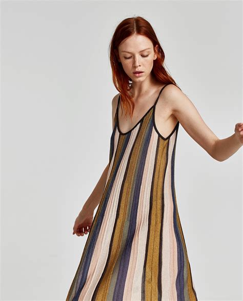 Zara Vertical Stripe Dress At £4999 Love The Brands