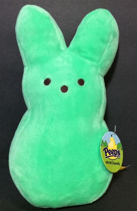 New Green Peeps 9 Plush Bunny Easter Rabbit Stuffed Animal Easter With