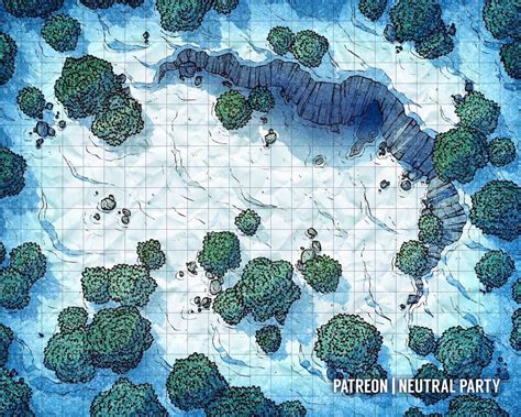 Snowy Clearing Dnd World Map Fantasy Map Dungeon Maps