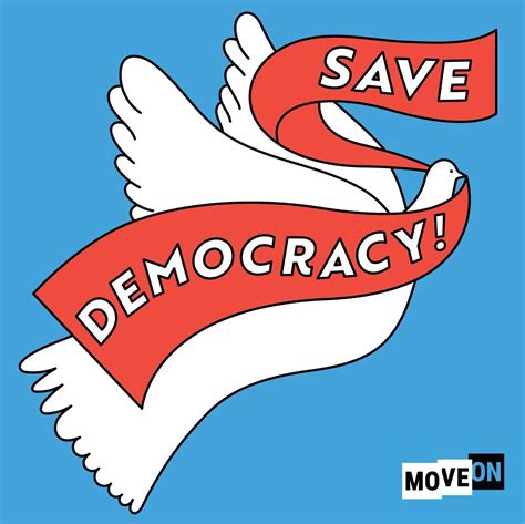 Free Save Democracy Sticker • Hey Its Free