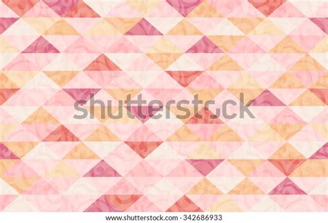 Pink Marble Triangle Pattern Background Illustration Stock Vector