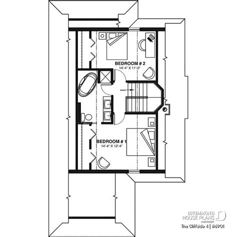 Discover The Plan 6901 The Cliffside 4 Which Will Please You For Its