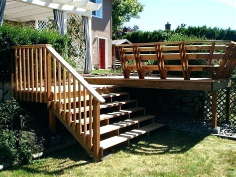 Deck Stair Design With Landing