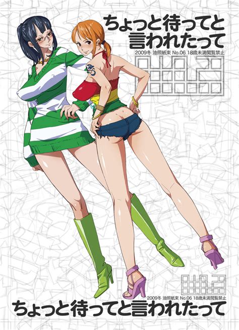 Nami And Nico Robin One Piece And 1 More Drawn By Bobobo