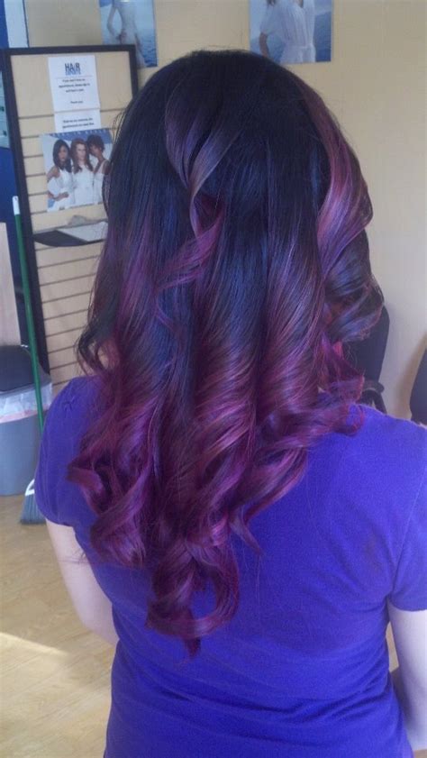 77 Best Ombre Purple Hair Images On Pinterest Colourful Hair Hair