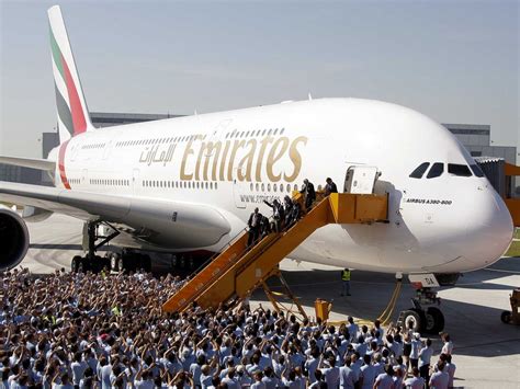 Emirates Airbus A380 Superjumbo World Economic Forum Davos Business