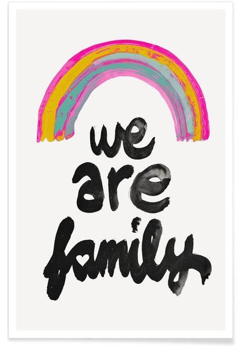We Are Family Poster Juniqe