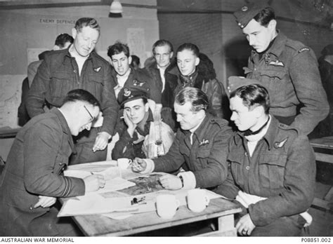 Members Of No 218 Squadron Raf Being Interviewed By An Raf