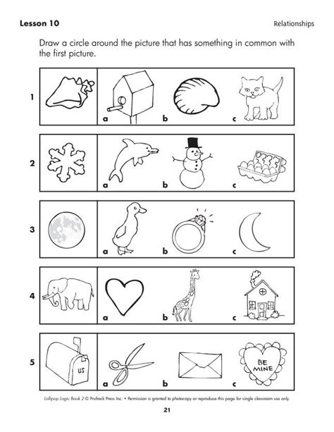 Preschool Kindergarten Critical Thinking Worksheet Made Preschool