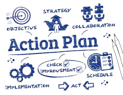 Action Plan Stock Illustration Illustration Of Schedule 47724721