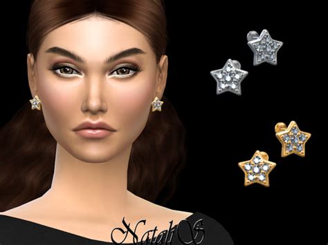 The Sims Resource Natalisstar Stud Diamond Earrings