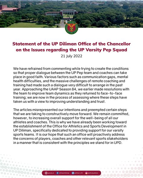 Up Diliman On Twitter The Up Diliman Office Of The Chancellor