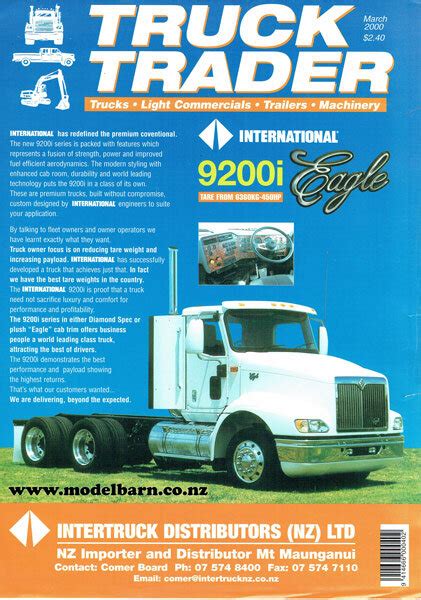 International 9200i Eagle Truck Brochure 2000 Books And Brochures Sales