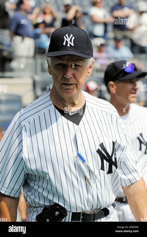 former new york yankees infielder gene michael during old timers day at yankee stadium on june