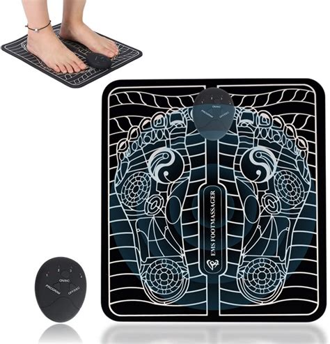 Ems Electric Foot Stimulator Massager Ems Leg Reshaping Foot Massager 6 Modes 9 Strength