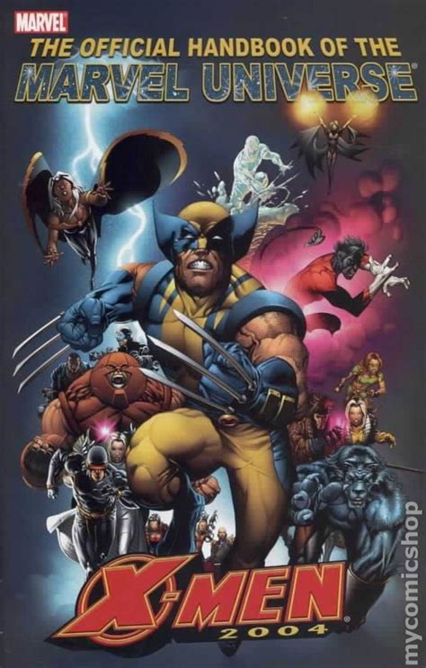 Official Handbook Marvel Universe X Men 2004 2004 Marvel Comics Art