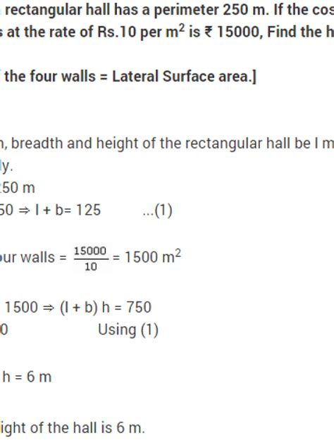 Surface Areas And Volumes Ncert Solutions For Class 9th Maths Chapter