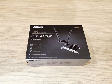 Wi Fi адаптер Asus PCE AX58BT купить по низкой цене в интернет