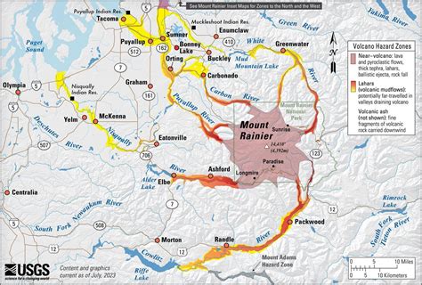 Volcanic Hazards At Mount Rainier Us Geological Survey
