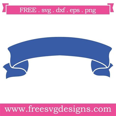 Scroll Svg Banner 15 SVG Dxf Cut Files For Silhouette Banner Clipart