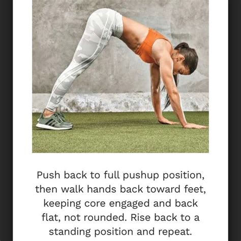 Walkout To Pushup By Sonya G Exercise How To Skimble