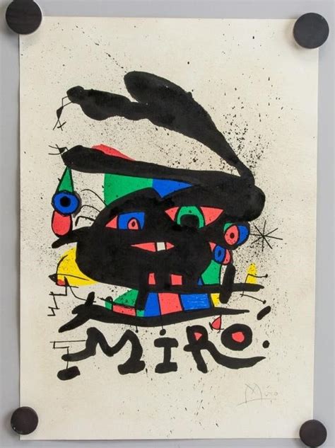Joan Miro Mixed Media For Auction At On Sept 12 2019 888 Auctions